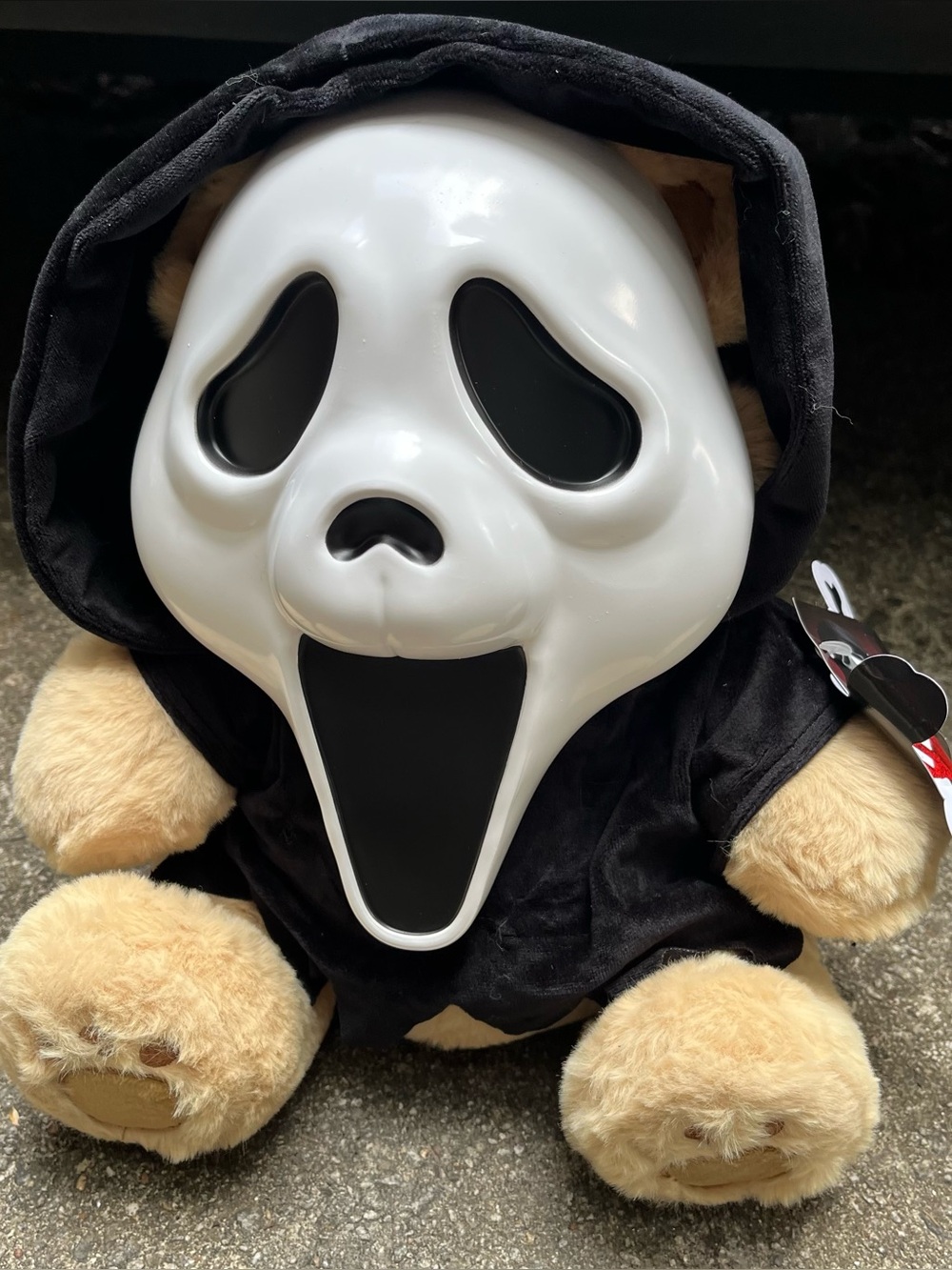 Scream Ghostface Terror Teddy Bear Plush Stuffed Animal New